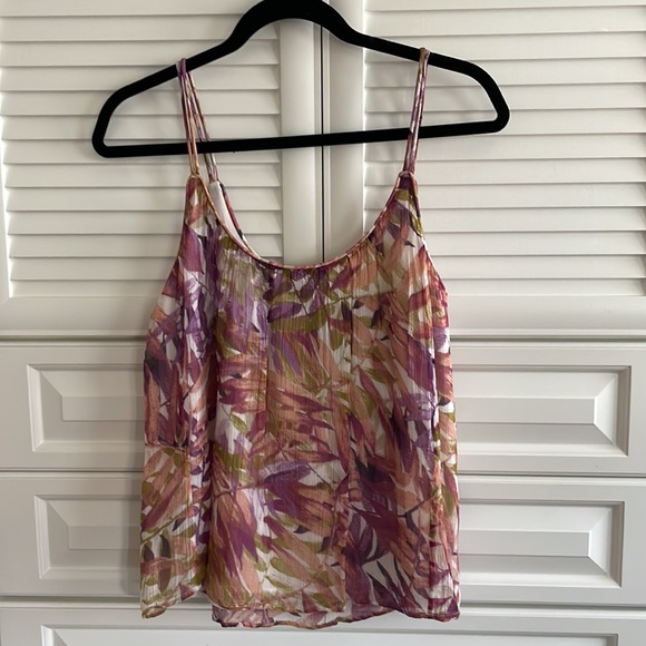 ✨2 for $30✨Lucky brand floral Cami - Picture 5 of 8